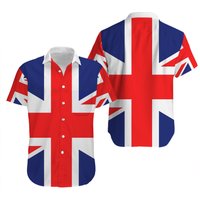 Men's Union Flag Hawaiian Shirt — Chemises décontractées pour hommes