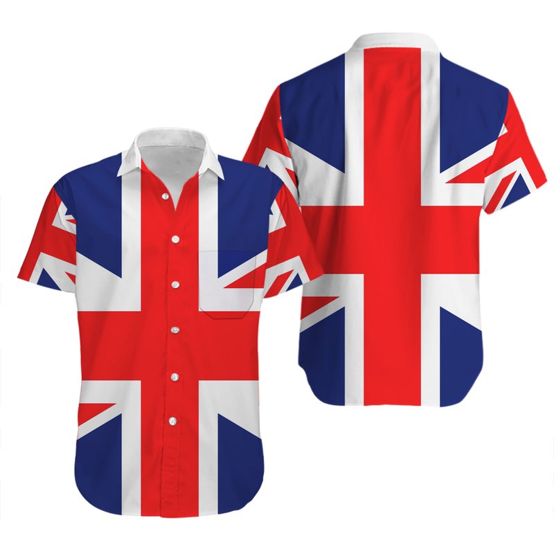 Men's Union Flag Hawaiian Shirt — Chemises décontractées pour hommes
