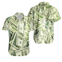 Men's Dollar Bills Hawaiian Shirt