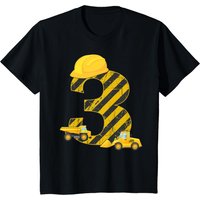 3rd Birthday Digger T-shirt I 3 Years Builder Excavator Gift T-shirt — T-shirts pour hommes