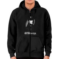 Janet Jackson Zip Hoodies — Mens Hoodies