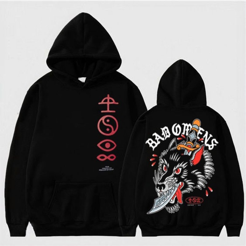 Bad Omens Band Wolf Dagger 2023 Shirt, A Tour Of The Concrete Jungle Tour 2023 Shirt