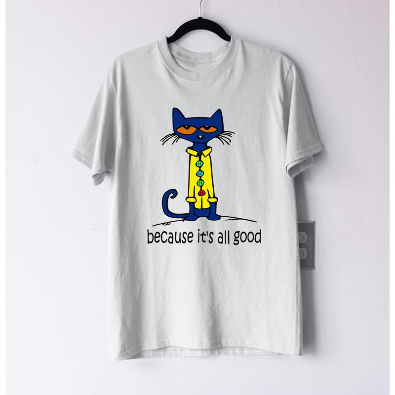 Groovy Blue Cat T-shirt - Pete The Cat — T-shirts pour hommes