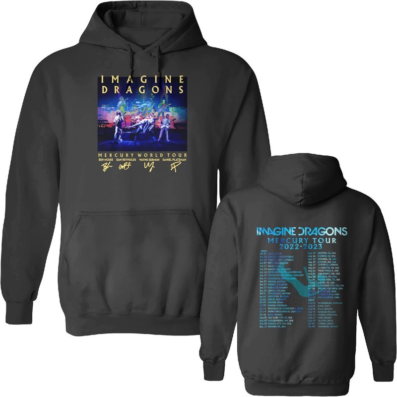 Imagine Dragons Mercury Tour 2022 2023 Hoodie — Sweats à capuche pour hommes