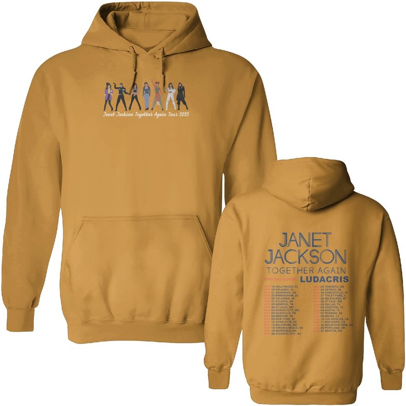 Janet Jackson Together Again Tour 2023 Hoodie — Sweats à capuche pour hommes