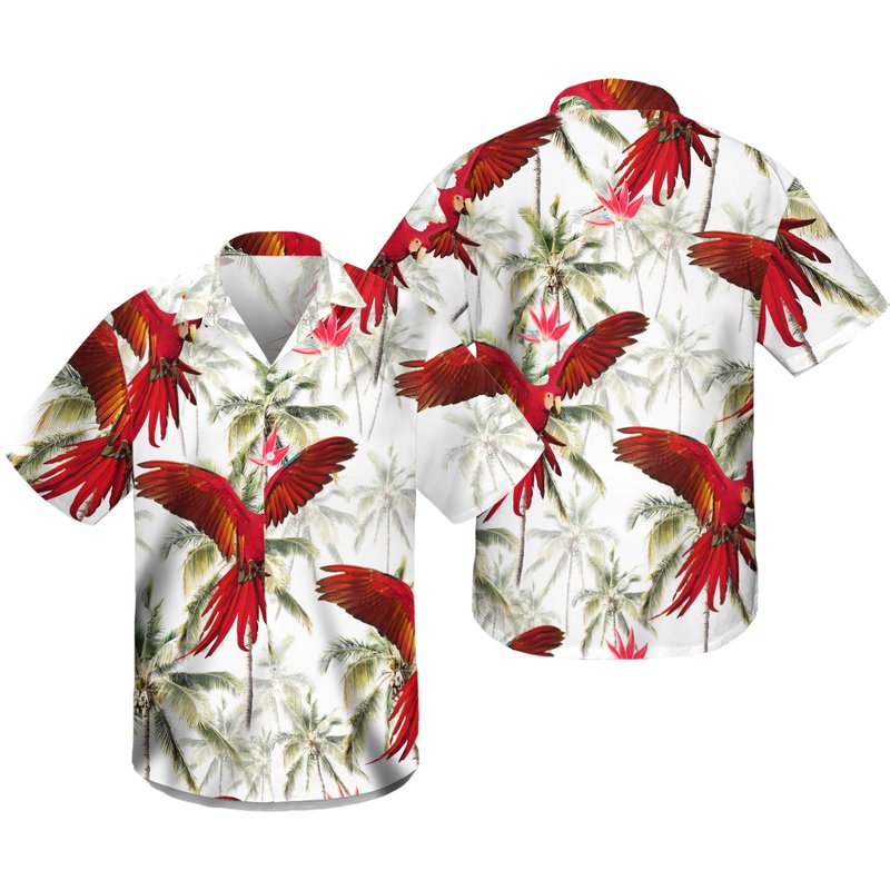 Scarface Al Pacino Rare Bloody Hawaiian Shirt — Chemises décontractées pour hommes