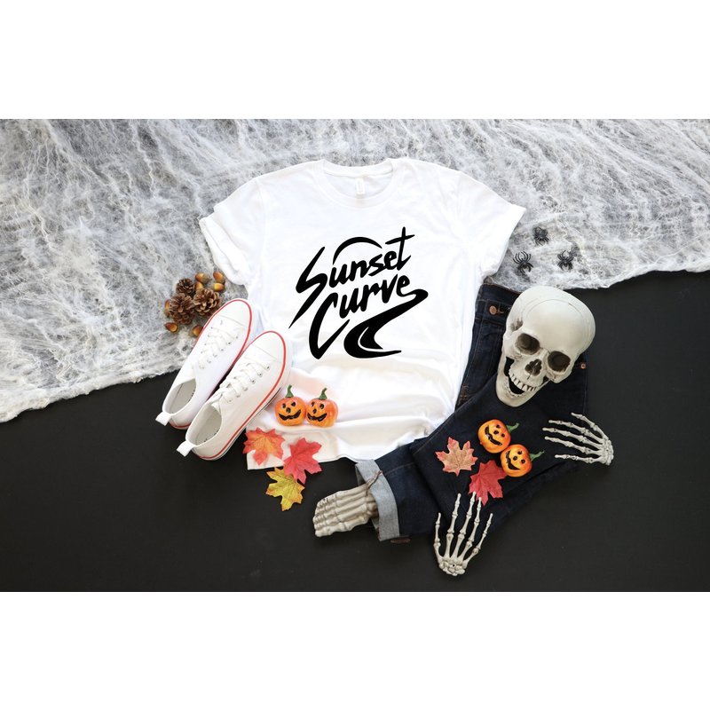 Sunset Curve Band T-shirt — Mens T Shirts