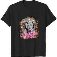 Dolly Parton Shirt, Country Music Shirt, Cowgirl Shirt, Dolly Parton Tshirt, Leopard Tshirt — Mens T Shirts