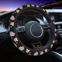 Sweet Cupcake Love Heart, Steering Wheel Covers