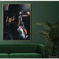 Ja Morant Dunk Wall Poster, Ja Morant Dunk Poster — Affiches et impressions