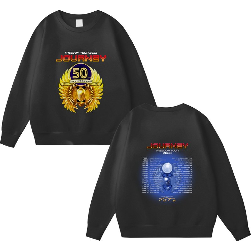 Journey 2023 Freedom Tour Sweatshirt — Sweats à capuche pour hommes