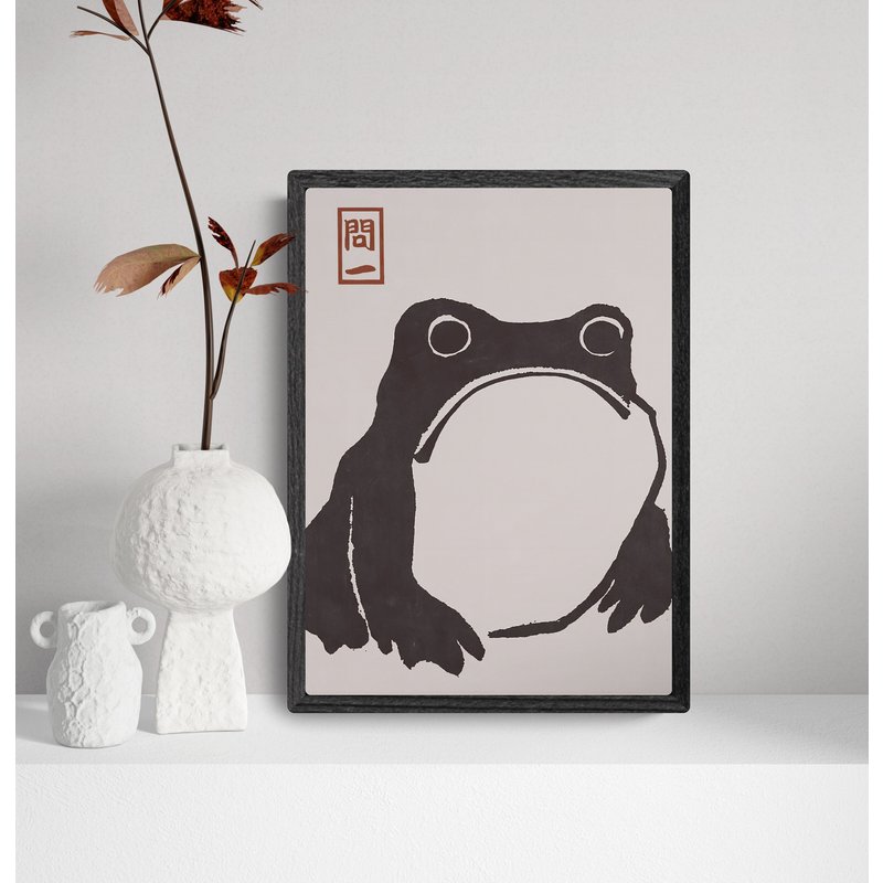 Japan Frog Art Matsumoto Hoji Poster — Posters & Prints