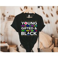 Young Gifted And Black T-shirt, Black History Month Shirt — T-shirts pour hommes
