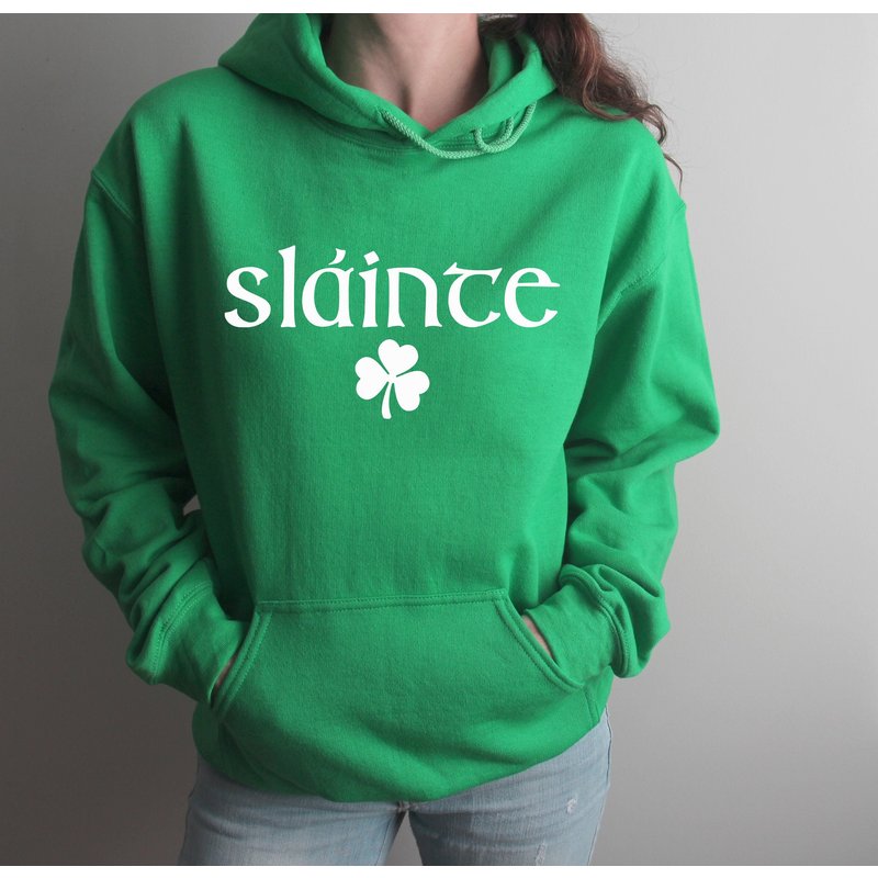 Slainte Hoodie, Slainte Sweatshirt, St Patrick's Day Sweater — Sweats à capuche pour hommes