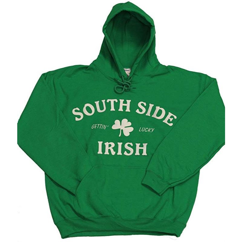 St Patricks Day- South Side Irish Green Pullover Hoodie — Sweats à capuche pour hommes