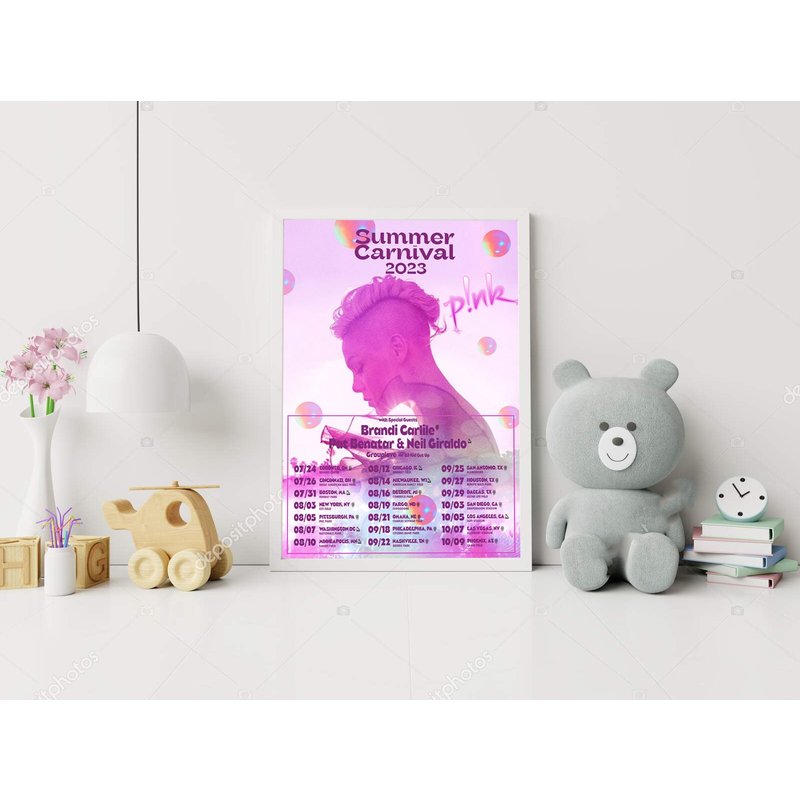 Pink - Summer Tour 2023 Poster Design - P!nk — Posters & Prints