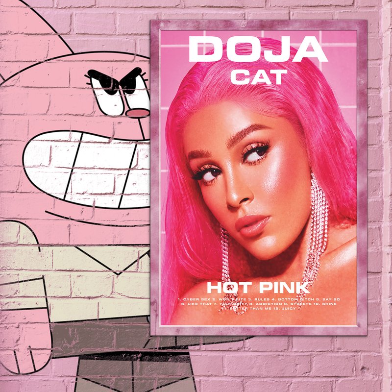 Doja Cat - Hot Pink Album Poster — Posters & Prints