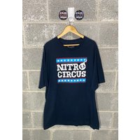 Y2k 2010s Nitro Circus Travis Pastrana Racing Graphic T-shirt