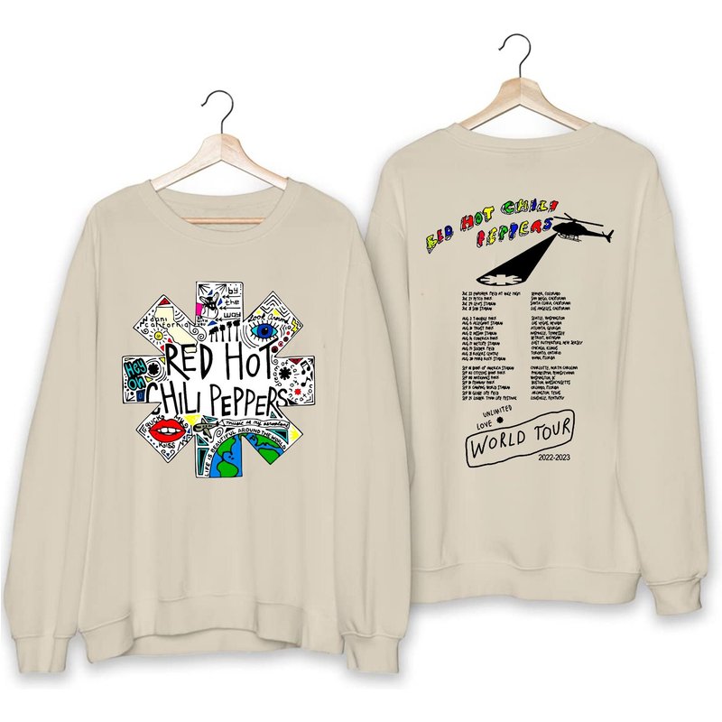 Red Hot Chili Peppers Unlimited Love World Tour 2022 2023 Shirt, Red Hot Chili Peppers Band Shirt