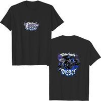 Y2k 2010s Son-uva Grave Digger Monster Truck Racing Graphic T-shirt — T-shirts pour hommes