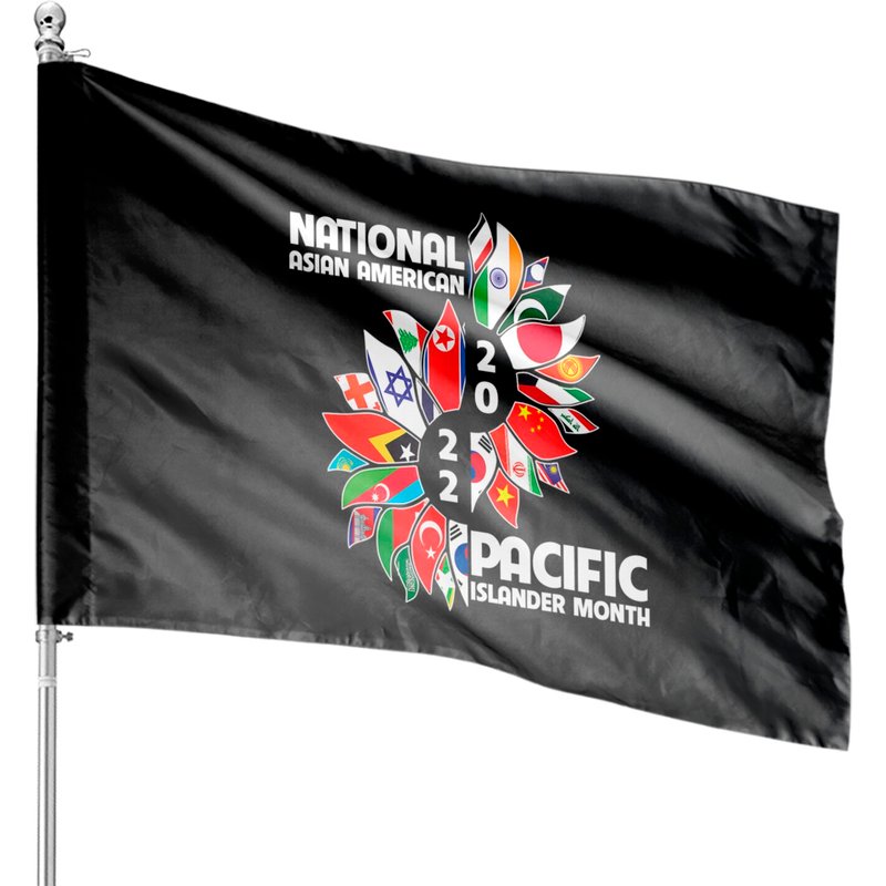 National Asian American And Pacific Islander Month 2022 House Flags — Drapeaux décoratifs