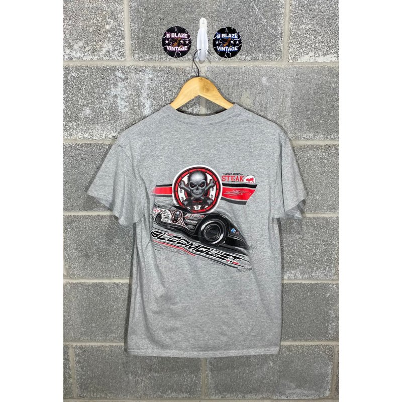 Vintage Y2k 2000s Scott Bloomquist Late Model Dirt Track Racing Graphic T-shirt — T-shirts pour hommes