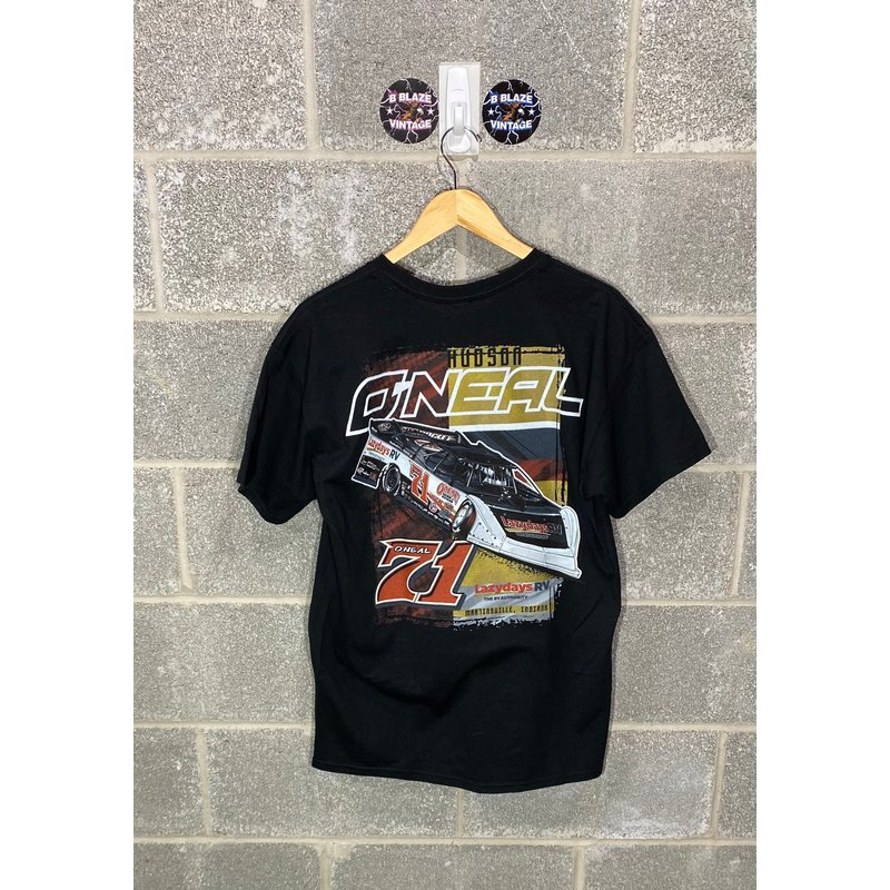 Y2k 2010s Hudson O'neal "the New Deal" Late Model Dirt Track Racing Graphic T-shirt — T-shirts pour hommes