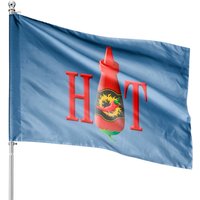 Hot Sauce Bottle - Hot - House Flags — Drapeaux décoratifs