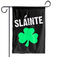 Slainte Irish For Cheers St Patricks Day - St Patrick - Garden Flags — Drapeaux décoratifs