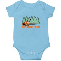 Chainsaw Run Forest Run Funny Lumberjack Stihl S Onesies — Bodys bébé