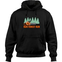 Chainsaw Run Forest Run Funny Lumberjack Stihl S Hoodies