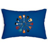 Circle Of Guitars - Guitar - Lumbar Pillows — Decorative Cushions