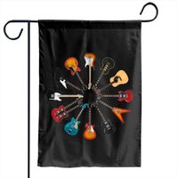 Circle Of Guitars - Guitar - Garden Flags — Drapeaux décoratifs