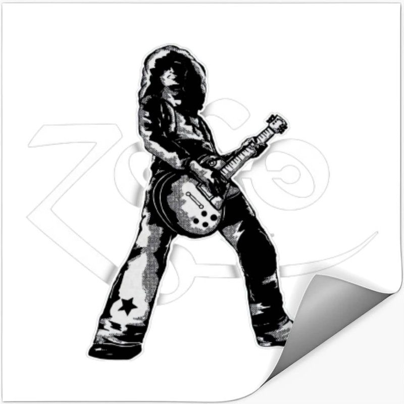 Jimmy Page Bw - Jimmy Page Bw - Stickers — Autocollants et stickers