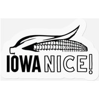 Iowa Nice - Iowa - Stickers — Autocollants et stickers