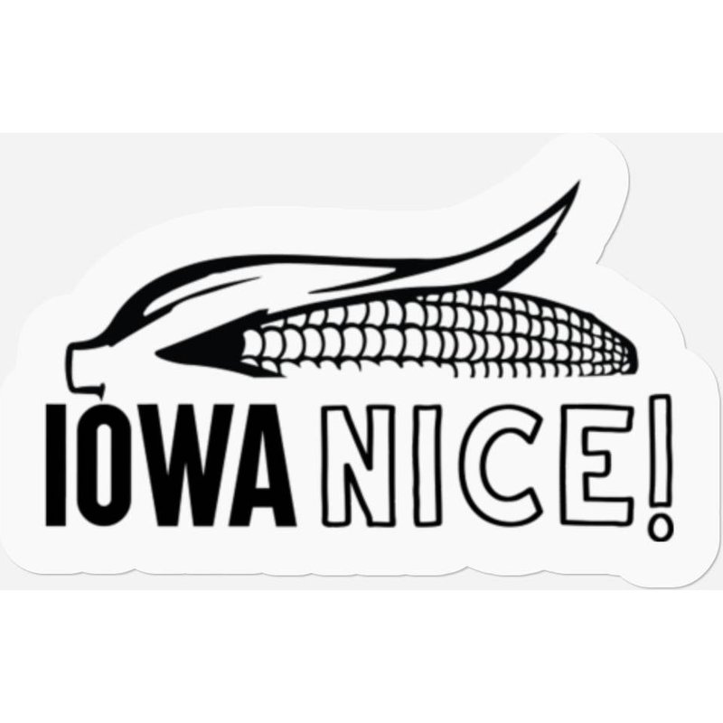 Iowa Nice - Iowa - Stickers — Autocollants et stickers