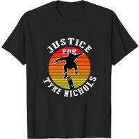 Justice For Tyre Nichols Shirt, Skate In Peace, Tyre Nichols Shirts, Stop Racism — T-shirts pour hommes