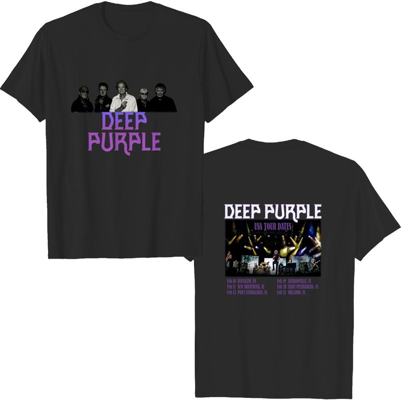 2023 Deep Purple Usa Tour Sweatshirt, Deep Purple Tour 2023 T-shirt — T-shirts pour hommes