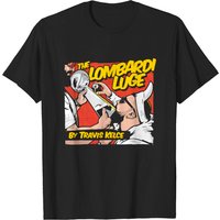 Official The Lombardi Luge By Travis Kelce Licensed Art Tee 80s Birthday Gift T-shirt