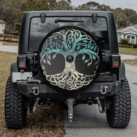 Tree Of Life Spare Tire Cover, Gift For Truck Lover