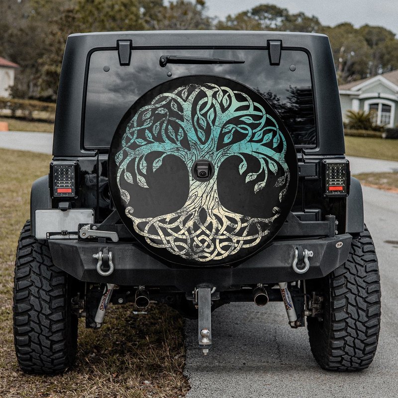 Tree Of Life Spare Tire Cover, Gift For Truck Lover — Accessoires pour camions