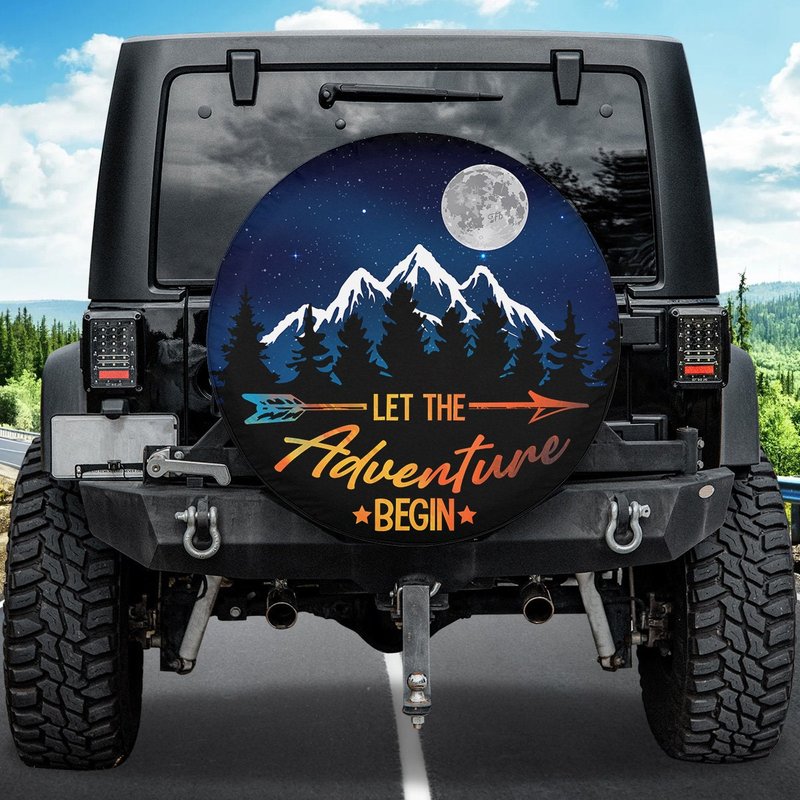 Let The Adventure Begin Spare Tire Cover — Truck Accessories