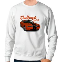 Challenger Srt-8 Orange Stripe Front - Challenger - Sweatshirts — Mens Hoodies