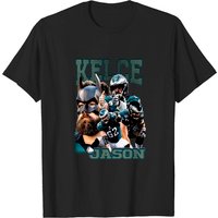 Limited Jason Kelce Vintage Shirt, Vintage Tshirt Profesional Player Shirt — T-shirts pour hommes