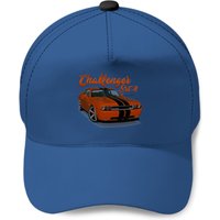 Challenger Srt-8 Orange Stripe Front - Challenger - Baseball Caps
