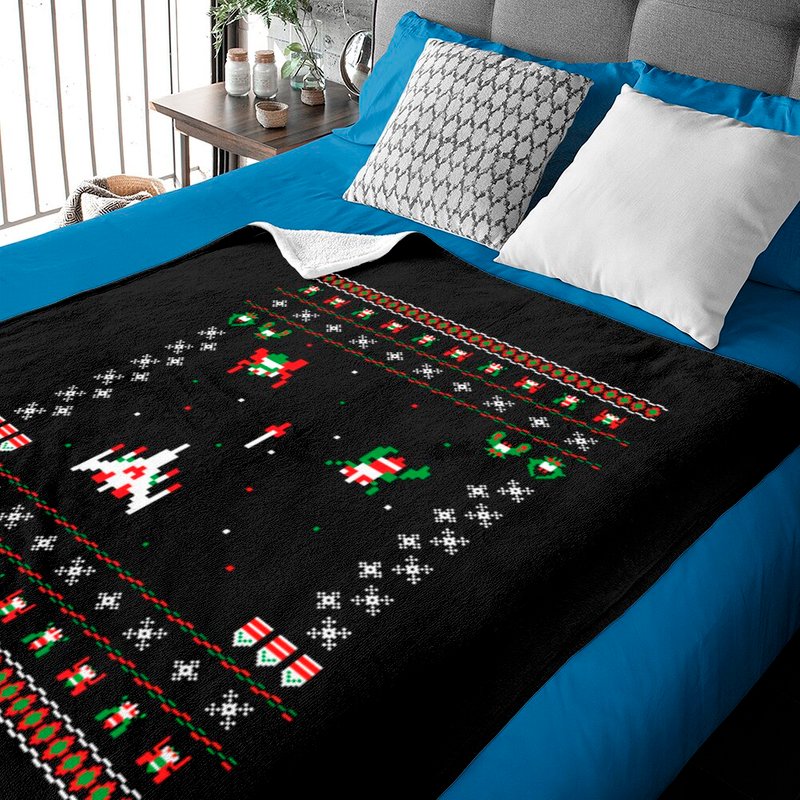 Galaga Ugly Holiday Sweater - Galaga - Baby Blankets — Couvertures pour bébé