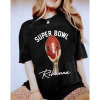Rihanna Bowl Just Here For Halftime Show T Shirt — T-shirts pour hommes