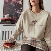 Dead Poets Society, Thoreau Quote Sweatshirt — Sweats à capuche pour hommes