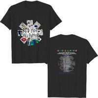 Red Hot Tshirt Chili Peppers Tour 2023 Double Sided Shirt — Mens T Shirts