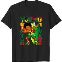 Black History Month Decorations Top Young Gifted Black Boys T-shirt — Mens T Shirts